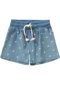 Sigikid, M&auml;dchen Jeanshorts, Blue Denim / Wei&szlig;