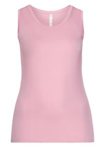 sheego Casual, Damen BASIC Tank-Top, Rosa