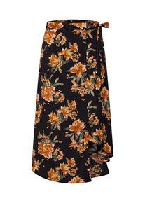 Selected Femme, Damen Rock 'KARINA MW SKIRT', Goldgelb / Schwarz