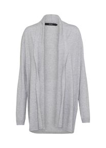 Véro Moda VERO MODA, Damen Cardigan 'VMKARIS LS OPEN CARDIGAN BOO', Grau