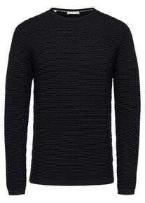 Selected Homme, Herren Strickpullover, Schwarz