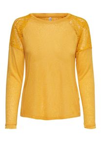 Only, Damen Shirt 'RILEY', Goldgelb