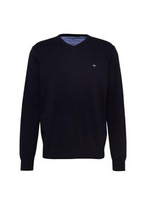 Fynch-Hatton, Herren Pullover 'V-Neck NOS', Kobaltblau