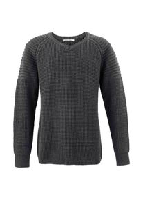 Trueprodigy, Herren Pullover 'Anthony', Dunkelgrau