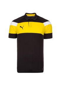 Puma, Herren Poloshirt 'Spirit II', Gelb / Schwarz