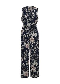 Only, Damen Jumpsuit, Nachtblau / Rosa / Weiß
