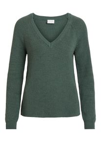 Vila, Damen Pullover, Gr&uuml;n