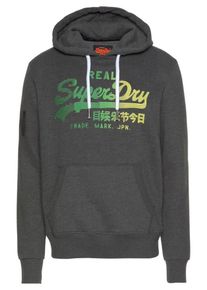 Superdry, Herren Sweatshirt 'Vintage 1St', Gelb / Dunkelgrau / Limette