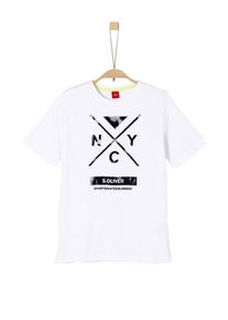 s.Oliver Junior, T-Shirt, Schwarz / Weiß