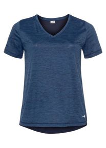 Kangaroos, Damen Funktionsshirt, Navy / Blaumeliert