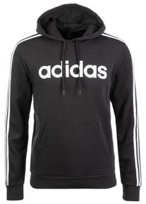 adidas Performance, Herren Kapuzenpullover 'Essentials', Schwarz / Wei&szlig;