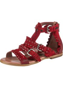 JOLANA & FENENA JOLANA & FENENA, Damen Riemchensandalen, Rot