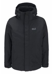 Jack Wolfskin, Herren Outdoorjacke 'GOTLAND', Schwarz