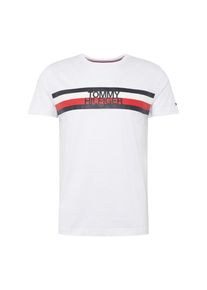 Tommy Hilfiger, Herren Shirt, Navy / Rot / Wei&szlig;