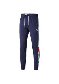 Puma, Herren Trainingshose, Dunkelblau / Weiß