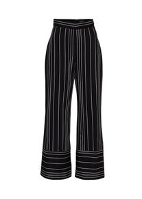 Bardot, Damen Stoffhose, Schwarz / Wei&szlig;