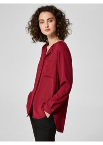 Selected Femme, Damen Bluse, Rot