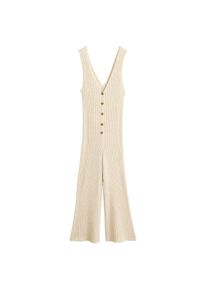 Mango, Damen Overall 'Ribete', Beige