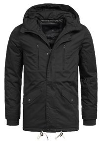 INDICODE JEANS, Herren Parka ' Chance ', Schwarz