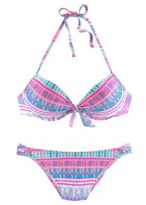 Bench, Damen Push-up Bikini, Türkis / Pink