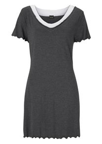 Lascana, Damen Nachthemd, Anthrazit