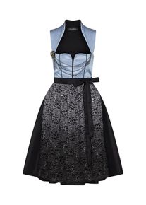 MONDKINI, Damen Dirndl 'Thea', Blau / Mischfarben / Schwarz