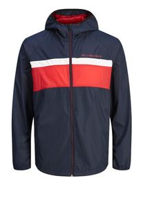 Jack & Jones JACK & JONES, Herren Jacke, Navy / Hellrot / Weiß