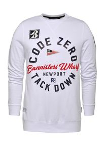 Code-Zero, Herren Sweatshirt 'NEWPORT CREW SWEATER', Rot / Schwarz / Wei&szlig;
