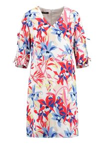 Taifun, Damen Kleid, Beige / Blau / Rauchblau / Schilf / Pink / Hellrot / Schwarz / Weiß