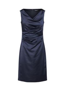 Vera Mont, Damen Cocktailkleid in Satinoptik, Nachtblau