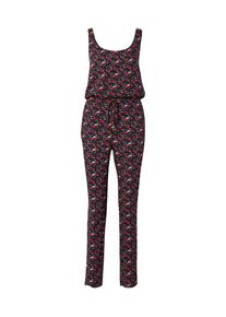 Tom Tailor Denim, Damen Jumpsuit, Kobaltblau / Rot / Wei&szlig;