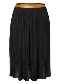 Pieces, Damen Rock, Gold / Schwarz