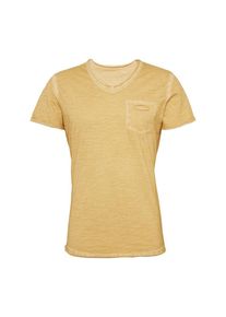 Key Largo, Herren T-Shirt 'Soda' mit V-Ausschnitt, Gelb