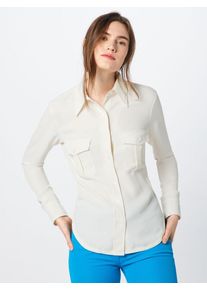 Calvin Klein, Damen Blusen 'SMOOTH TWILL POLICE PKT', Wei&szlig;