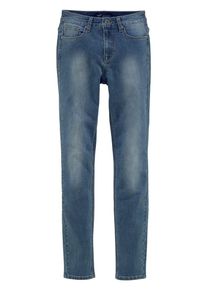 Arizona, Damen High-waist-Jeans 'Slimfit mit komfortabler Leibhöhe', Blau