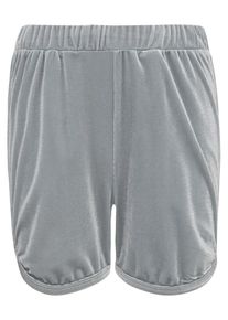 name it, M&auml;dchen Sportliche velours Shorts, Grau