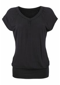 Lascana, Damen Shirt, Schwarz