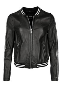 Maze, Damen Jacke 'Cloud', Schwarz / Weiß
