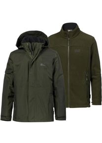 Jack Wolfskin, Herren Doppeljacke, Grün