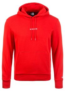 New Era, Herren Essential Kapuzenpullover, Rot