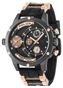Police, Herren Uhr 'Adder PL14536JSB.02PA', Rosegold / Schwarz