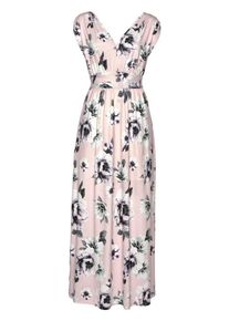 Melrose, Damen Maxikleid, Rosa / Schwarz / Wei&szlig;