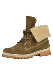 Tamaris, Damen Stiefelette, Beige / Grün / Oliv