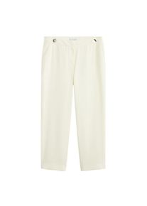 Violeta by Mango, Damen Hose 'Crepi', Weißmeliert