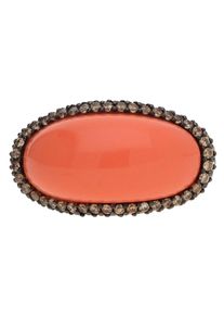 JOOP!, Damen Fingerring 925 Silber Rosegold Coral JPRG90706C, Rosegold