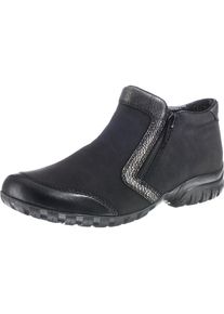 Rieker, Damen Winterstiefeletten, Schwarz / Silber