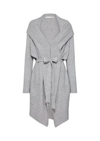 Oui, Damen Strickjacke, Hellgrau