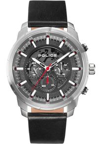 Police, Herren Uhr 'Moher, PL15656JS.61', Silbergrau / Schwarz