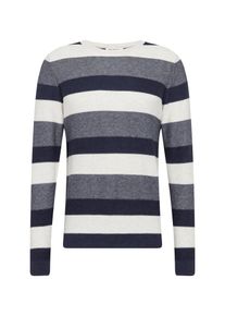 Selected Homme, Herren Pullover, Creme / Dunkelblau