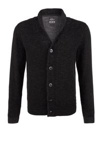 s.Oliver RED LABEL, Herren Strickjacke, Schwarz